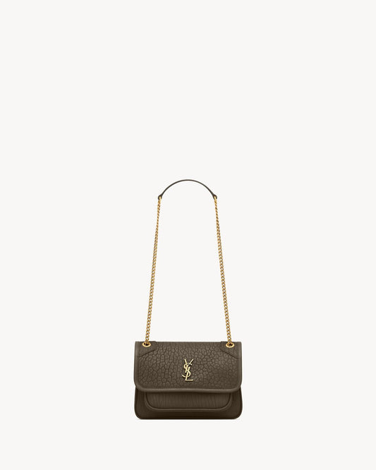 MINI NIKI EN CUIR D'AGNEAU GRAINÉ - Y°SL