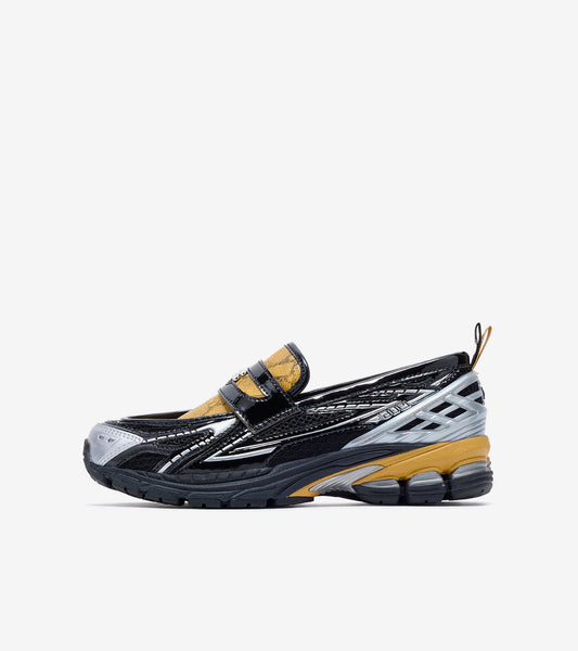 NB 1906LGANNI Black Fall Leaf Snakeskin