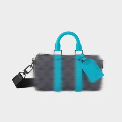 Sacoche LV Keepall Noire/Bleue