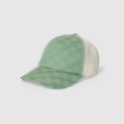 Casquette en toile GG Verte
