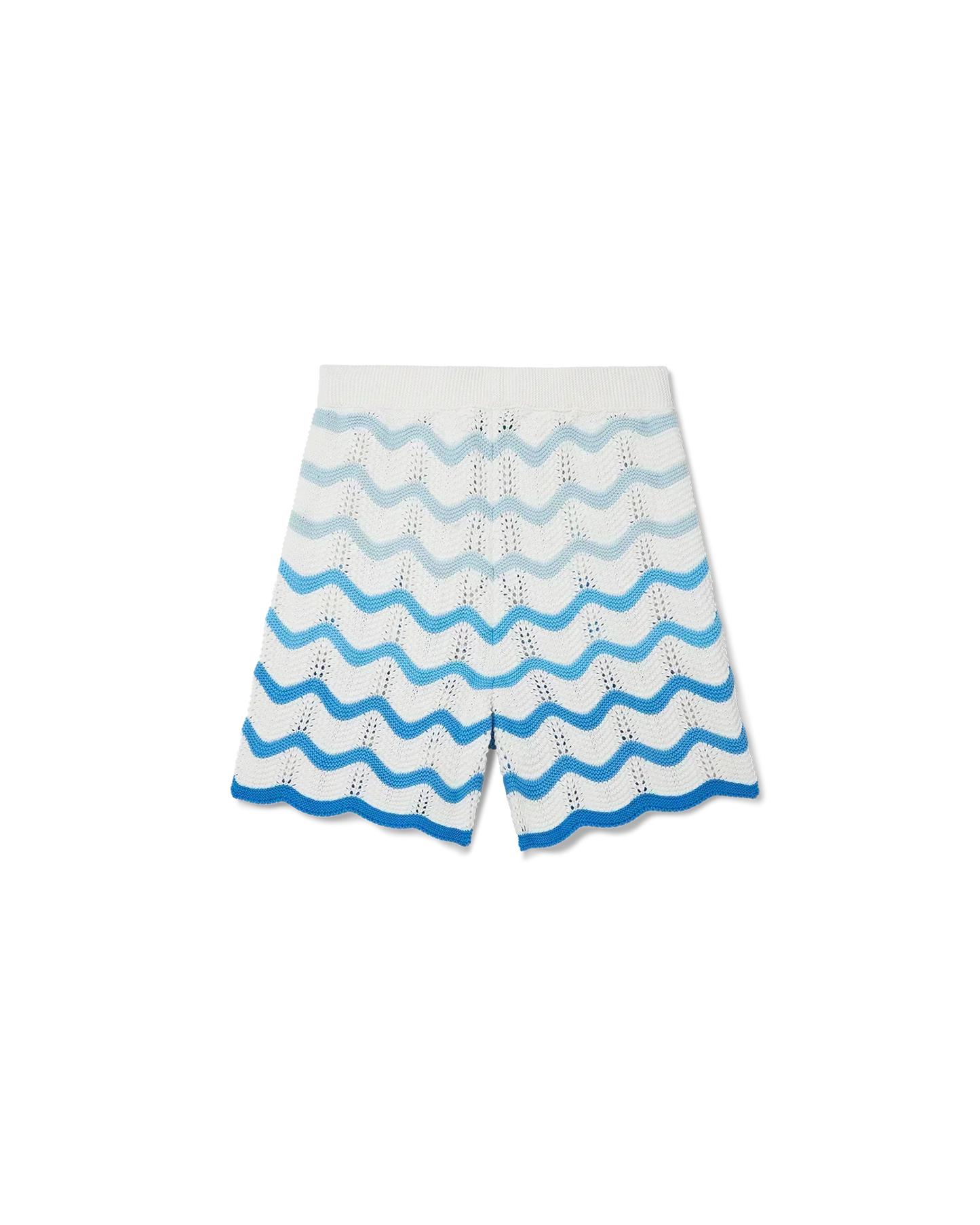 Wavy Gradient Crochet Shorts - CASABL°NCA