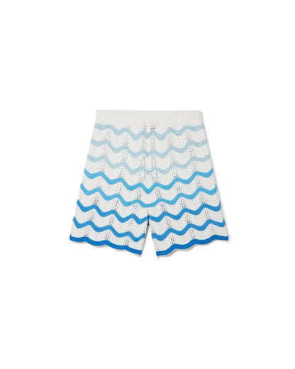 Wavy Gradient Crochet Shorts - CASABL°NCA