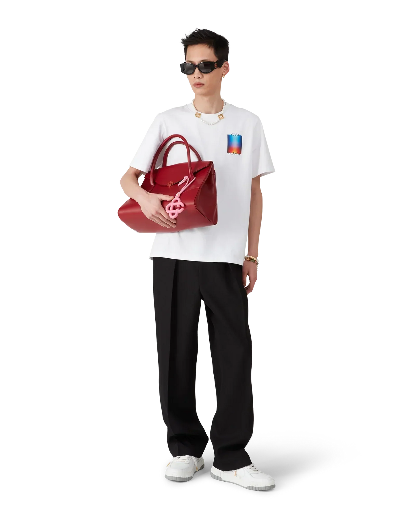 Gradient Casa Logo T-Shirt - CASABL°NCA (2)