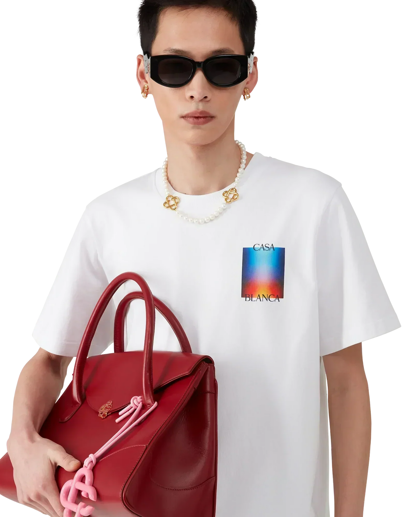 Gradient Casa Logo T-Shirt - CASABL°NCA (2)