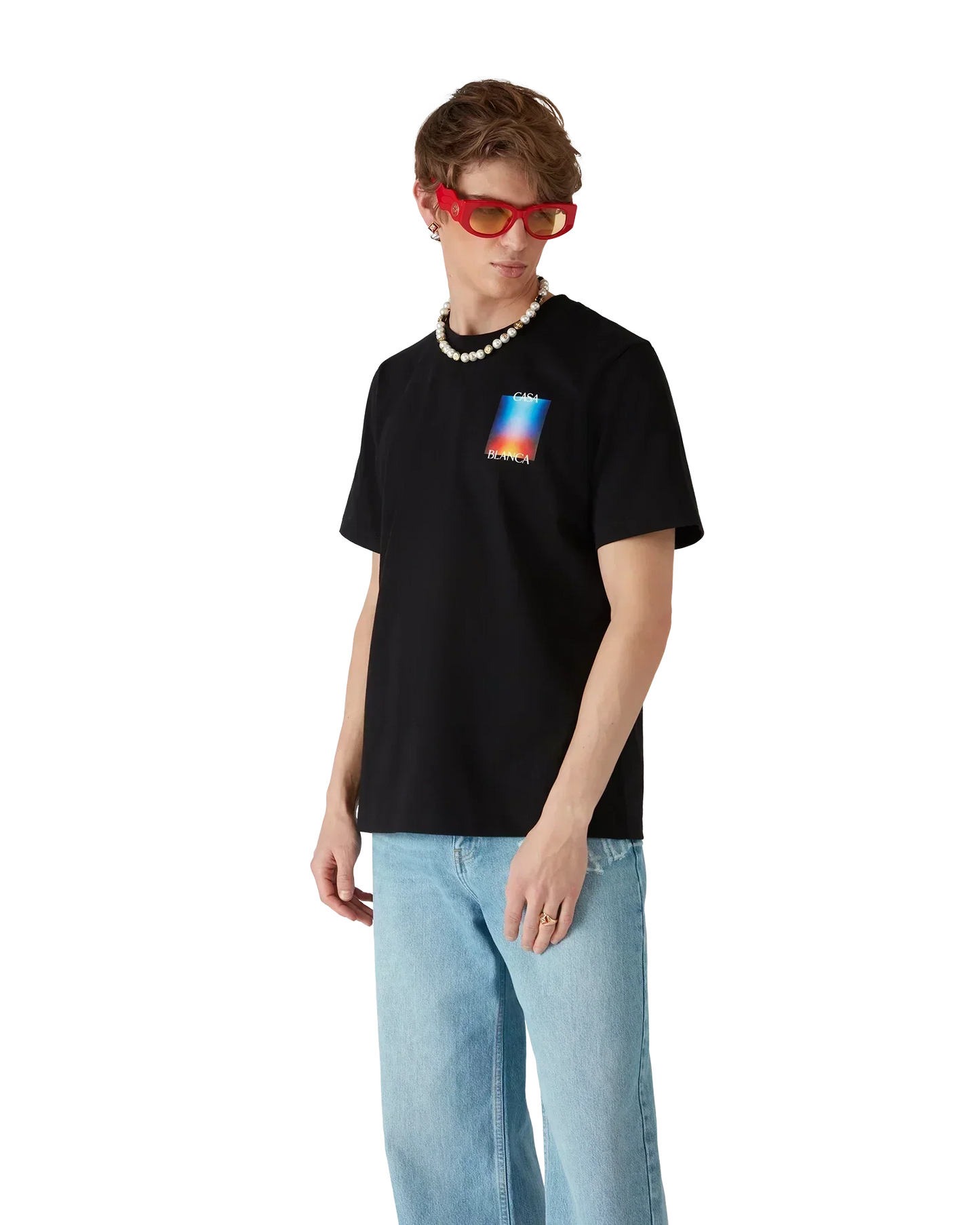 Gradient Casa Logo T-Shirt - CASABL°NCA