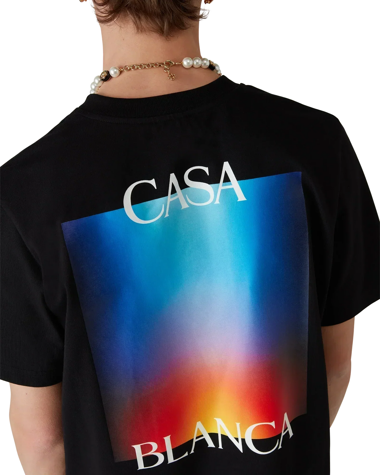 Gradient Casa Logo T-Shirt - CASABL°NCA