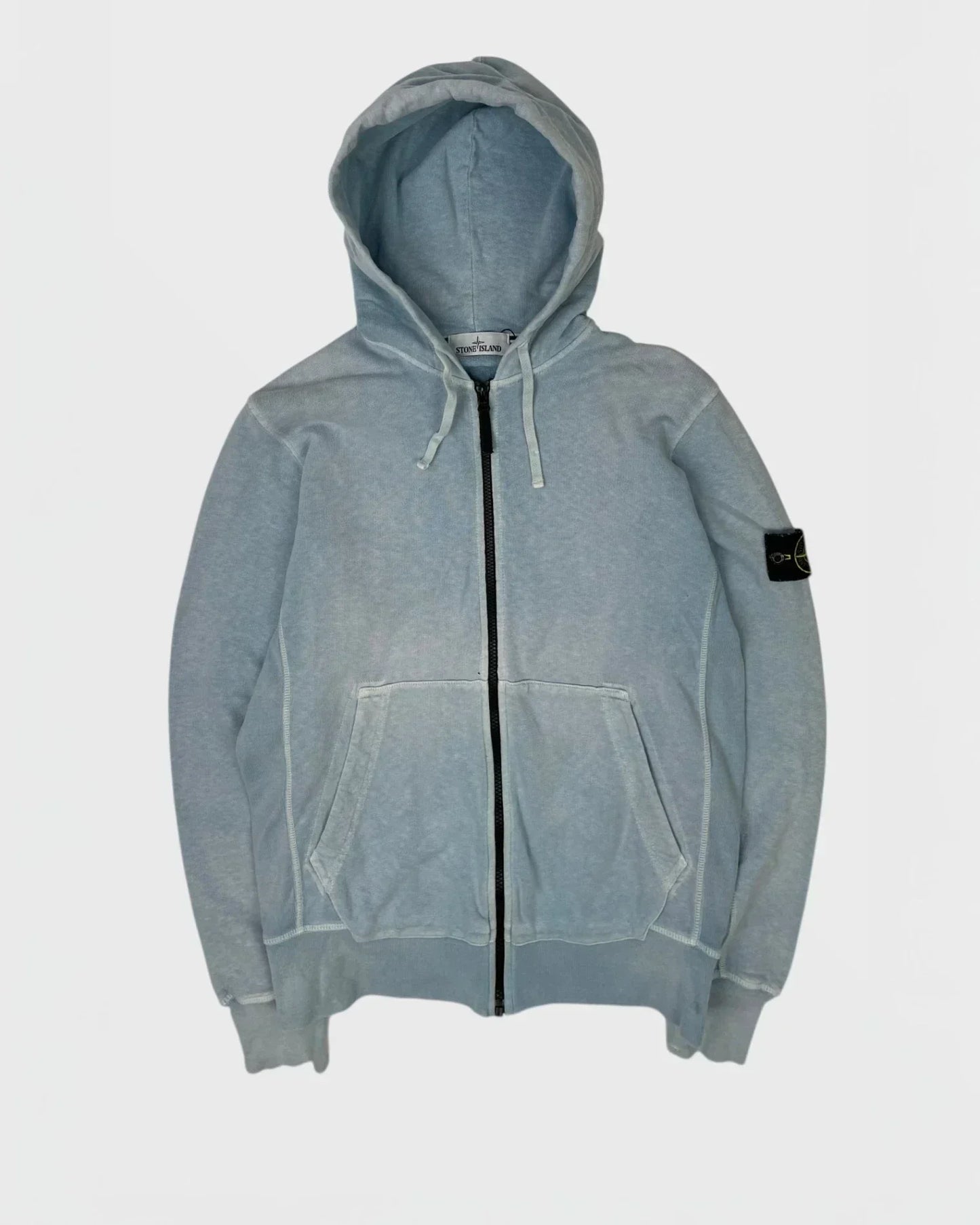 ST°NE ISLAND gilet à capuche - Bleu