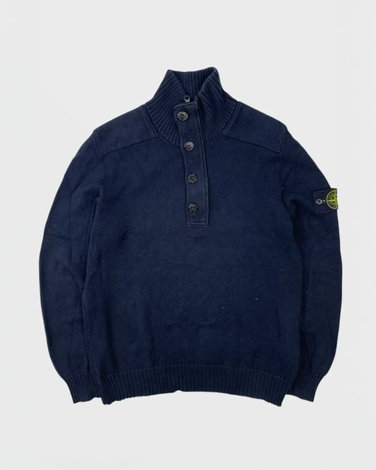 ST°NE ISLAND pull half zip - Marine