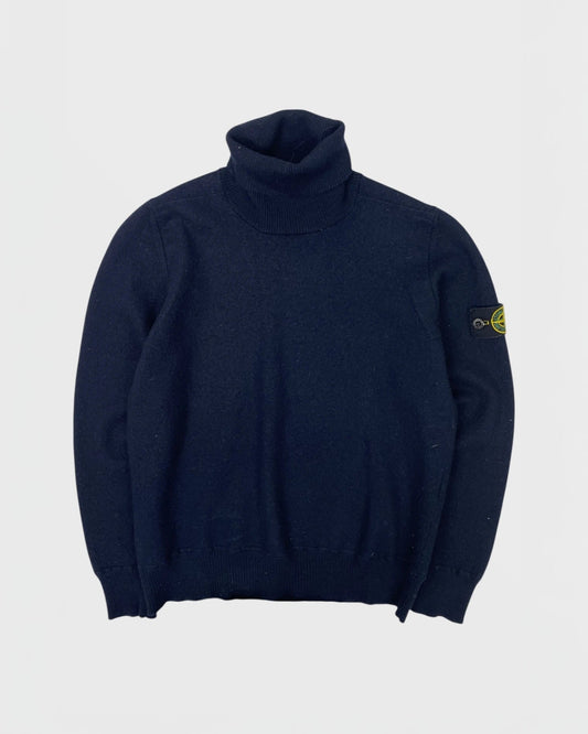 ST°NE ISLAND pull col roulé - Marine