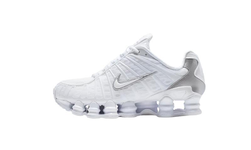 N°KE® Shox Tl White Metallic Silver Orange