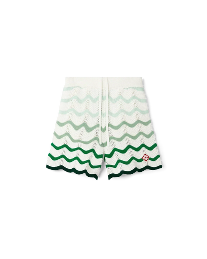 Wavy Gradient Crochet Shorts - CASABL°NCA (2)