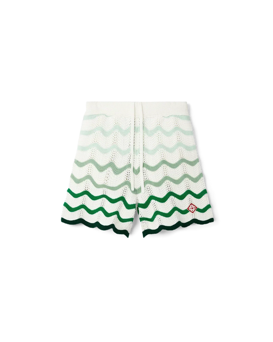 Wavy Gradient Crochet Shorts - CASABL°NCA (2)