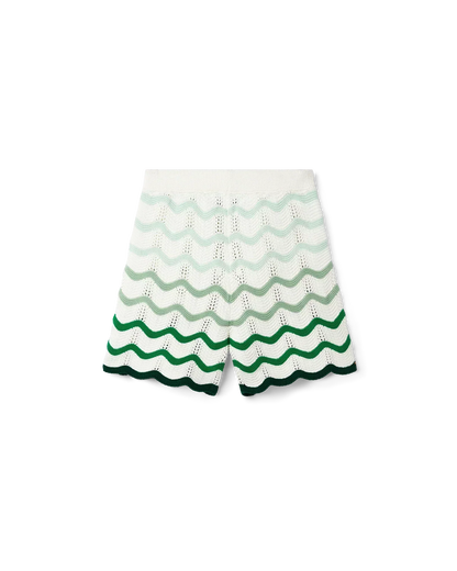 Wavy Gradient Crochet Shorts - CASABL°NCA (2)