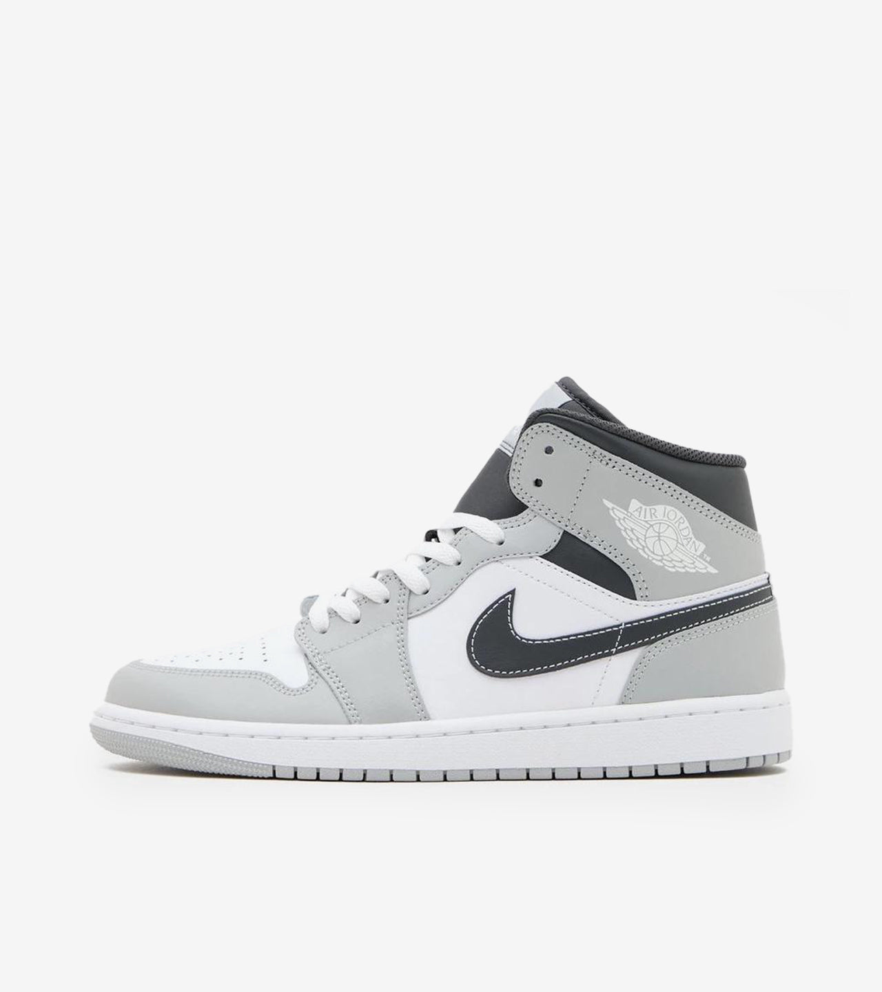 AIR J°RDAN 1 Mid  Light Smoke Grey Anthracite