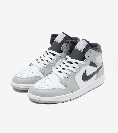 AIR J°RDAN 1 Mid  Light Smoke Grey Anthracite