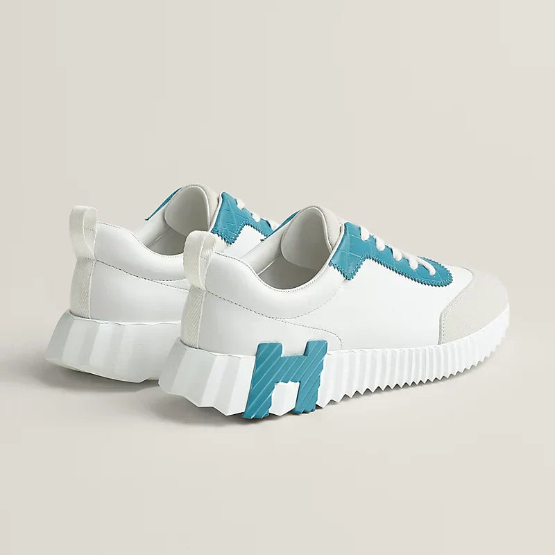 Sneakers HERM°S blanc / bleu minéral
