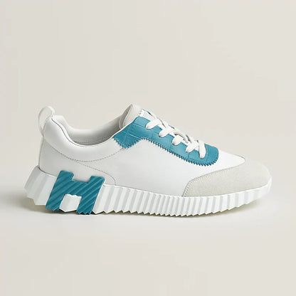 Sneakers HERM°S blanc / bleu minéral