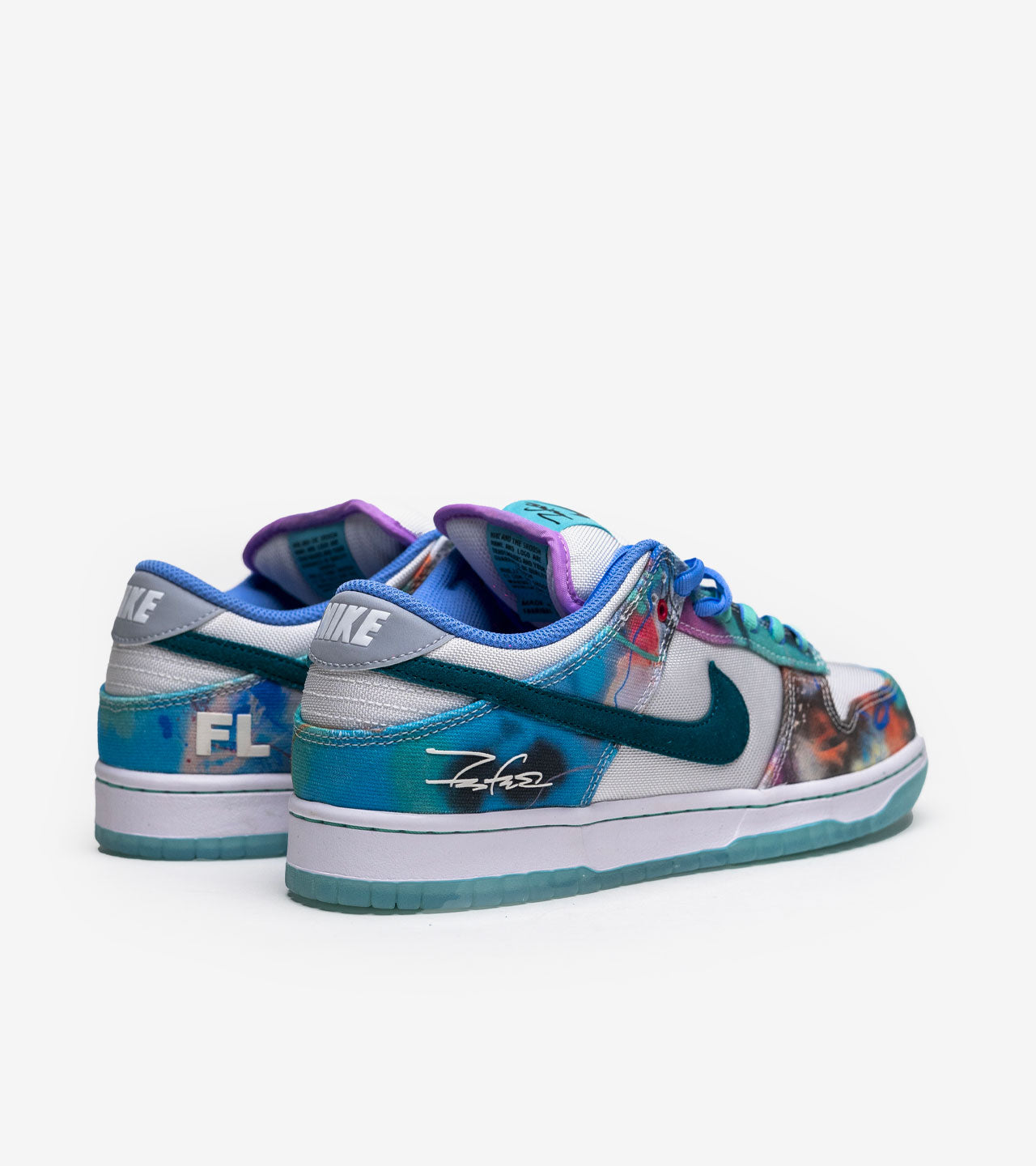 N°KE SB Dunk Low Futura Laboratories Bleached Aqua