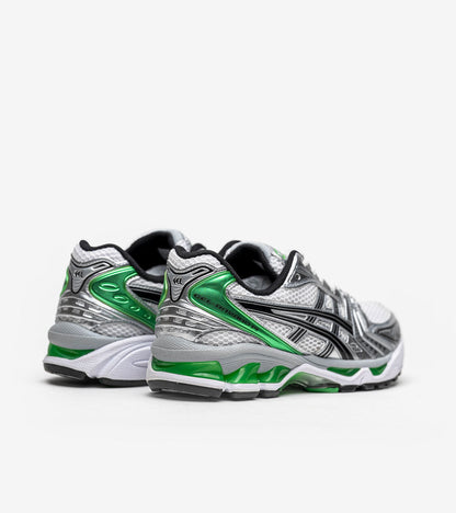 AS°CS Gel-Kayano 14 blanc/vert malachite