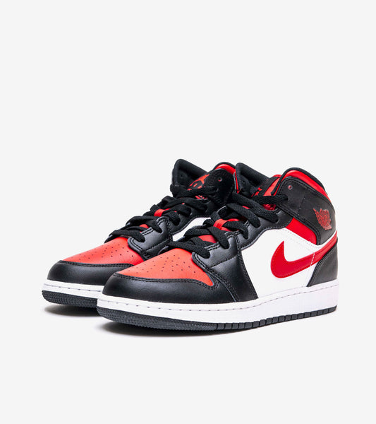 AIR J°RDAN 1 Mid Gym Red Black White
