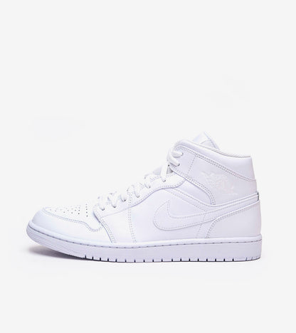 AIR J°RDAN 1 Mid Triple White (2022)