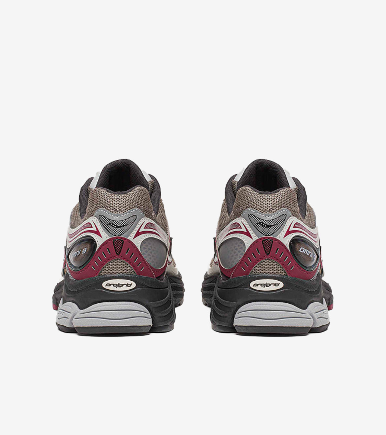 SAUC°NY ProGrid Omni 9 Tomorrow, Meet Yesterday Pack Tan Maroon