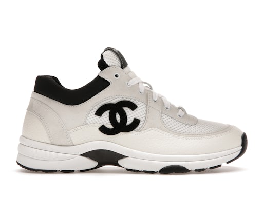 CHAN°L Low daim blanc/noir