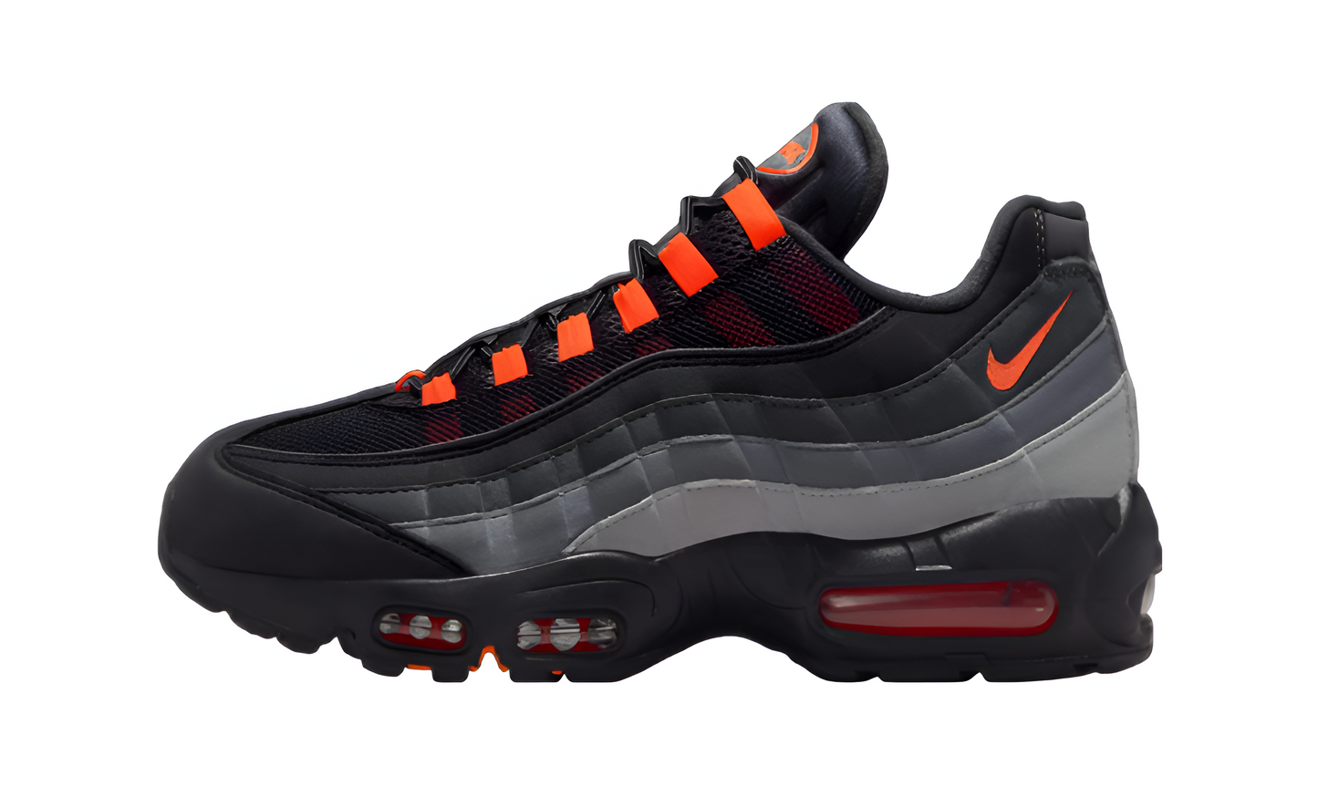 N°KE® Air Max 95 Black Hyper Crimson
