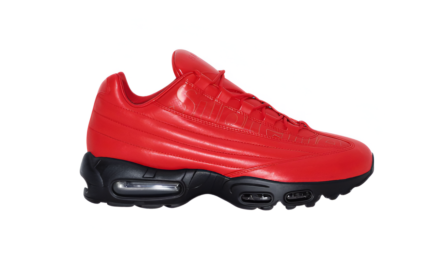 N°KE® x SUPR°ME® Air Max 95 Lux Gym Red