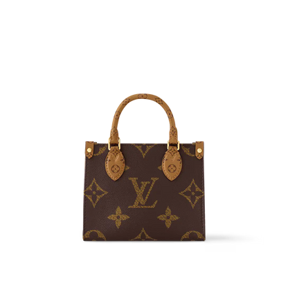 L°V - Petit Cabas OnTheGo BB Maron double
