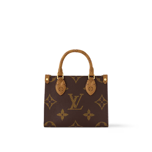 L°V - Petit Cabas OnTheGo BB Maron double