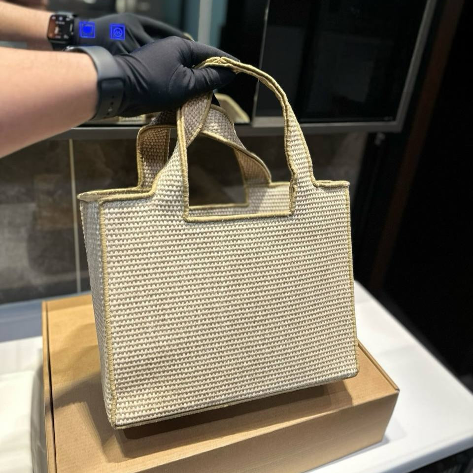 L°EWE - Font Tote Petit en raphia