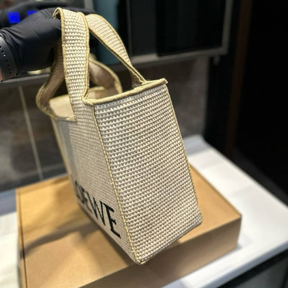 L°EWE - Font Tote Petit en raphia