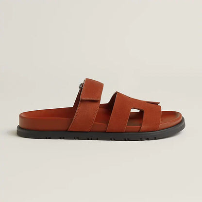 HERM°S - Sandales Chypre Marron muscavado