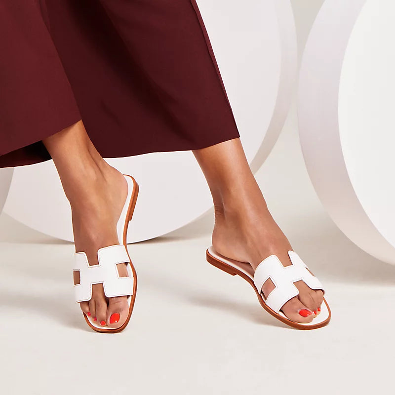 HERM°S - Claquettes Blanc