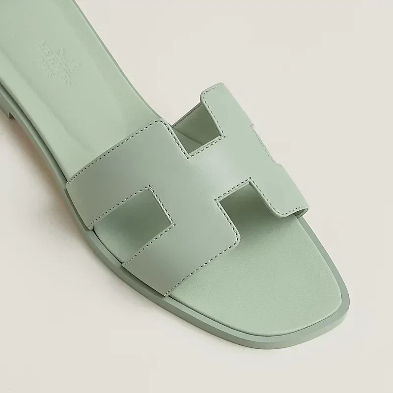 HERM°S - Claquettes Vert d'eau