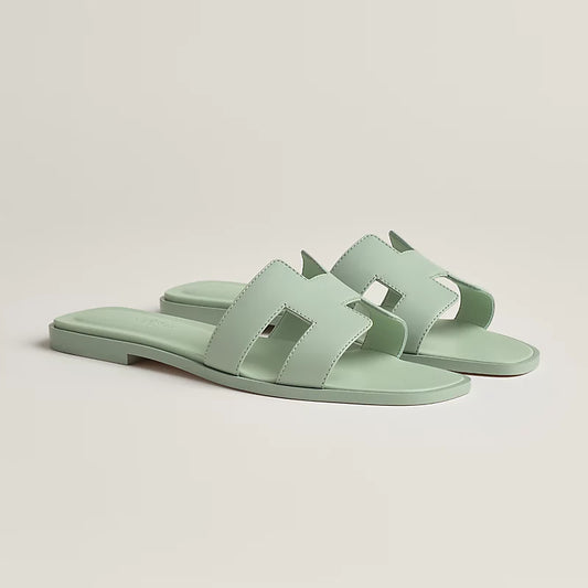 HERM°S - Claquettes Vert d'eau