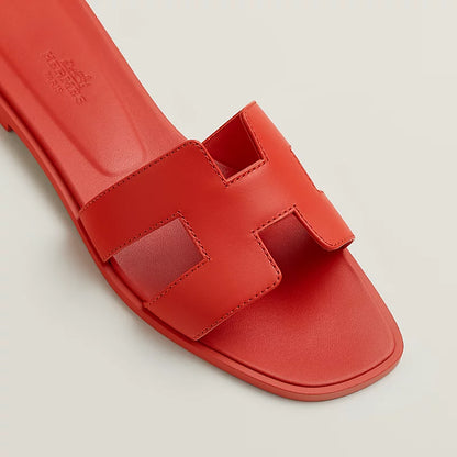 HERM°S - Claquettes Orange capucine