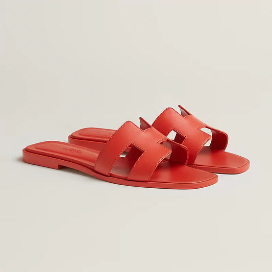 HERM°S - Claquettes Orange capucine