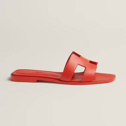 HERM°S - Claquettes Orange capucine