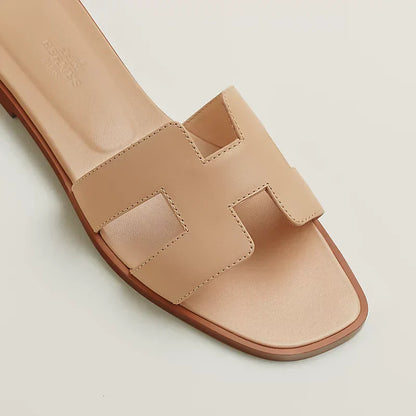 HERM°S - Claquettes  Beige Natura