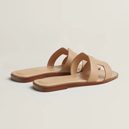 HERM°S - Claquettes  Beige Natura