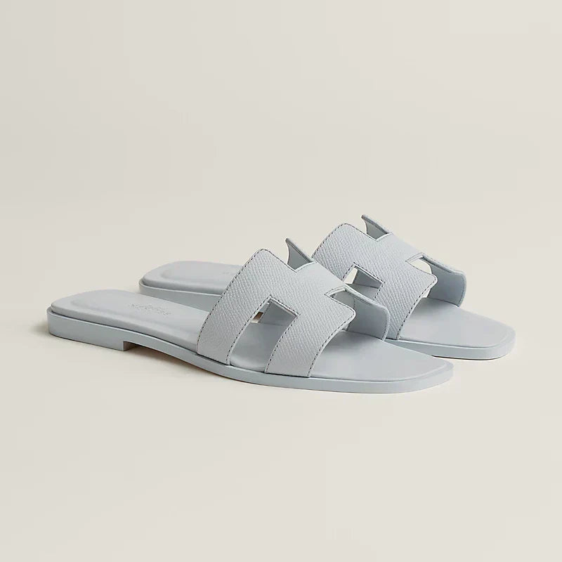 HERM°S - Claquettes Bleu glacier