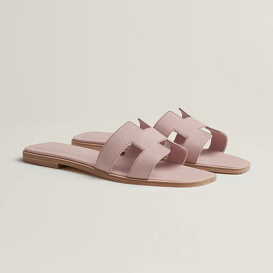 HERM°S - Claquettes Rose porcelaine