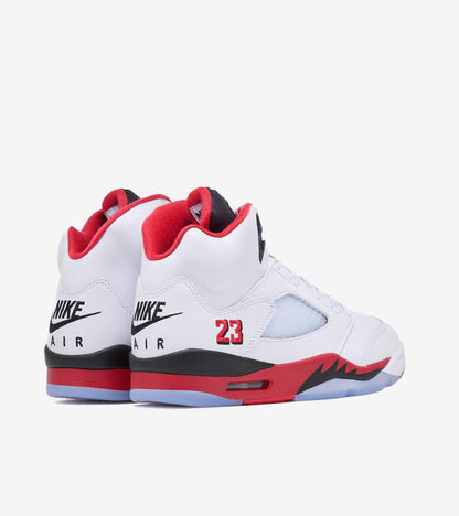 J°RDAN 5 Retro Fire Red Black Tongue