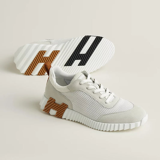 HERM°S Bouncing blanc/maron/noir