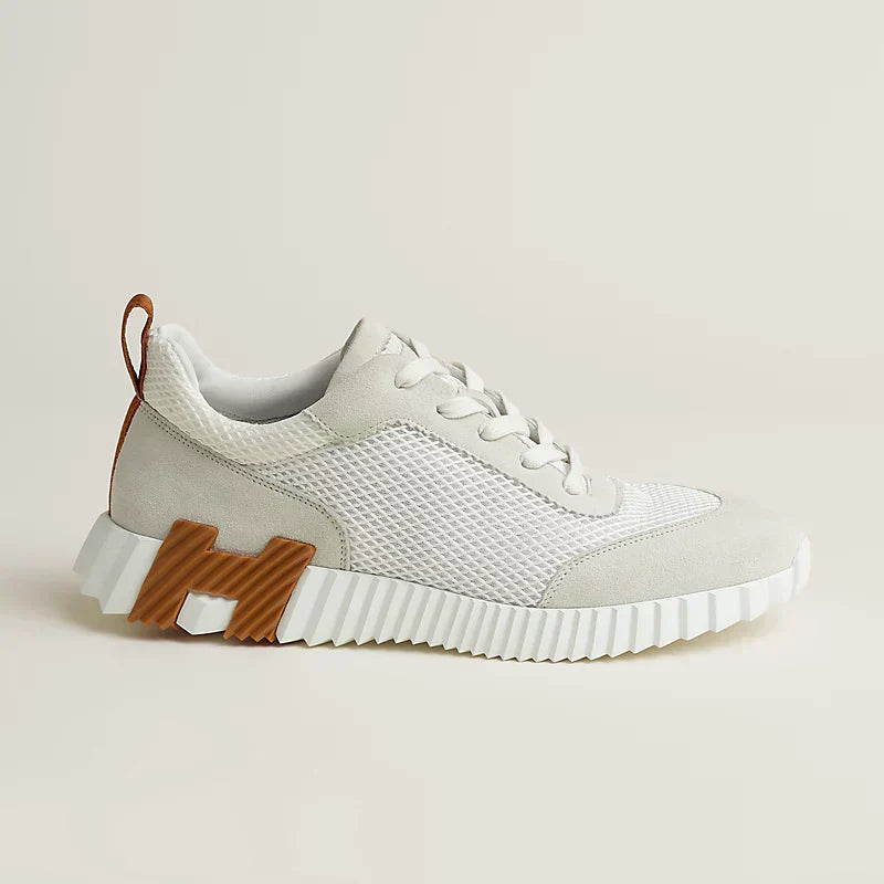 HERM°S Bouncing blanc/maron/noir