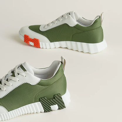 Sneakers HERM°S matcha / blanc